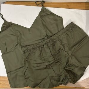 Ettitude Olive Green Pajama Set